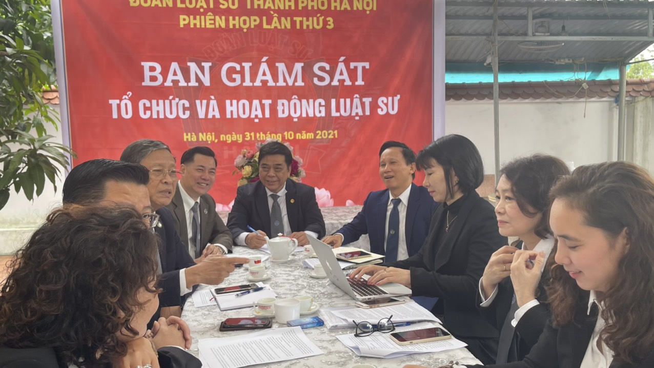 Ban Giám sát tổ chức và hoạt động Luật sư tổ chức phiên họp thứ ba 1 BGS3