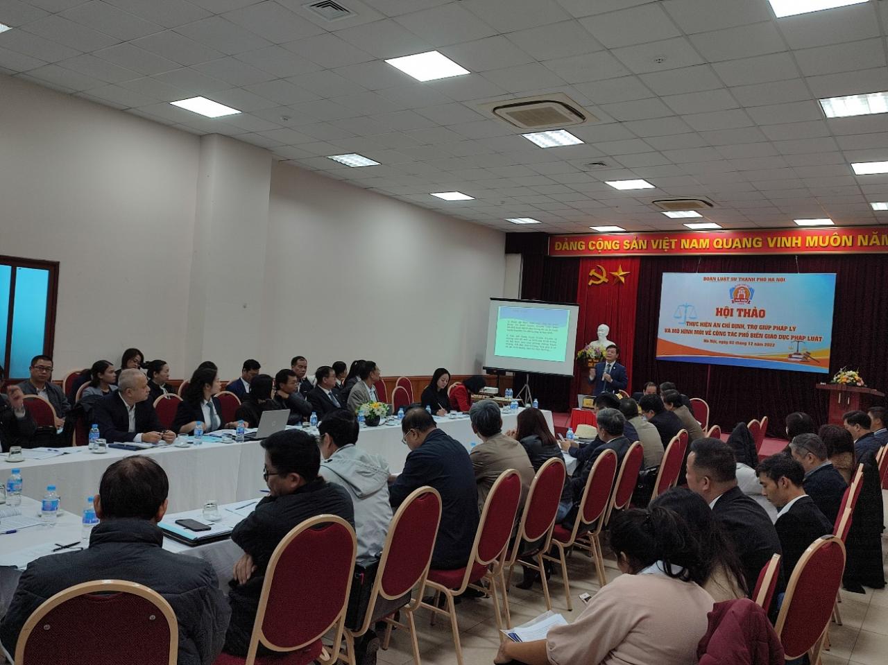 Hội thảo ‘Thực hiện án chỉ định, trợ giúp pháp lý và mô hình mới về công tác phổ biến giáo dục pháp luật’ 1 638a0d32426c7