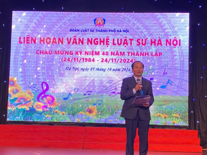 Liên hoan văn nghệ Luật sư Hà Nội năm 2024 – Chương trình chào mừng kỷ niệm 40 năm thành lập Đoàn Luật sư TP Hà Nội đã thành công tốt đẹp 1 van nghe1